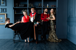 Playful Studio Family Portrait